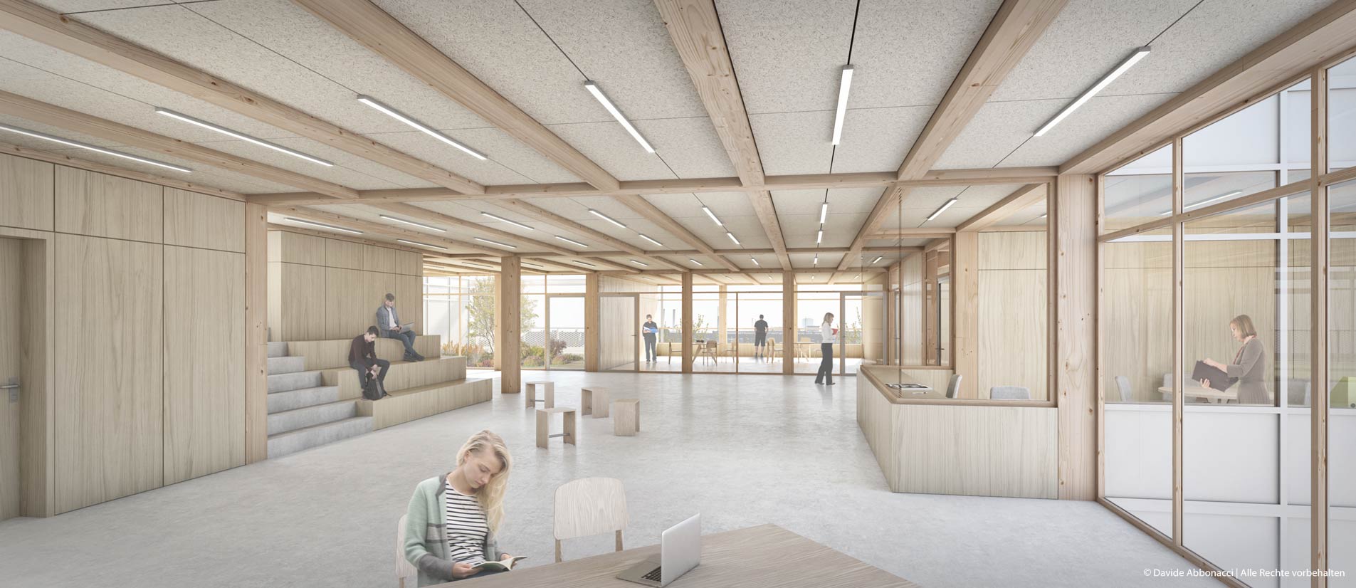 Heinrich-Hertz-Gymnasium Berlin | NAK Architekten | 2021 Wettbewerbsvisualisierung | 3. Preis   Heinrich-Hertz-Gymnasium Berlin | Numrich Albrecht Klumpp Architekten | 2021 Wettbewerbsvisualisierung | 3. Preis &nbsp;