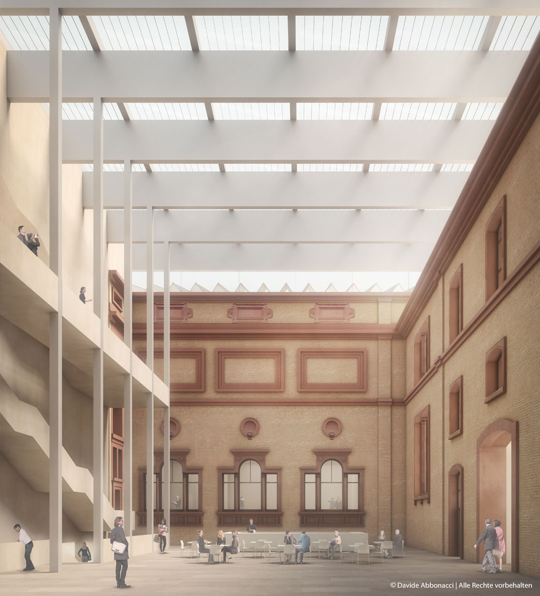 Staatliche Kunsthalle Karlsruhe | Kuehn Malvezzi Architekten | 2017 Wettbewerbsvisualisierung &nbsp;