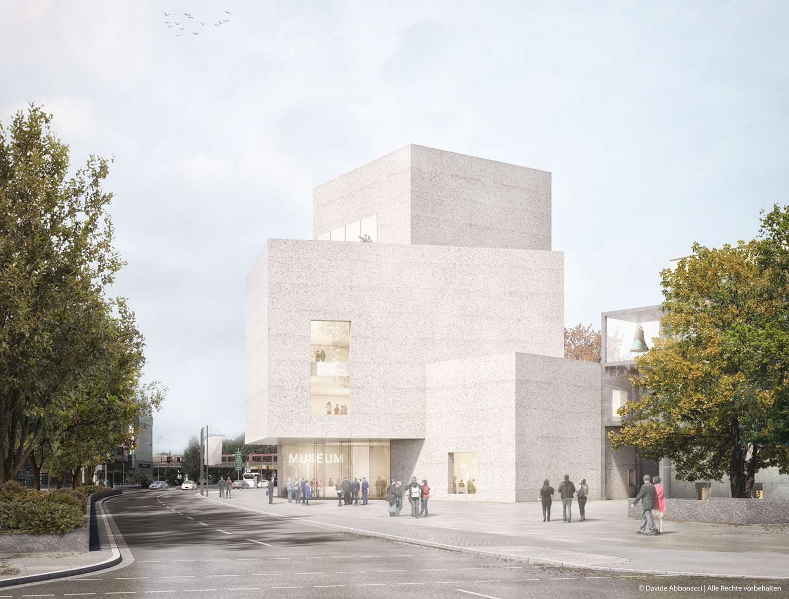 Erweiterung des Stadtmuseums Oldenburg | Kuehn Malvezzi Architekten | 2018 Wettbewerbsvisualisierung&nbsp;