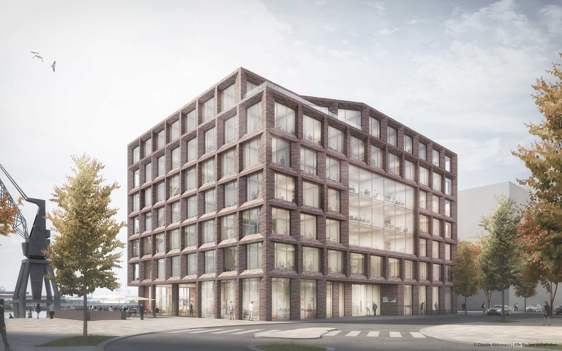 Enerparc Hafencity, Hamburg | Gewers Pudewill Architekten | 2017 Wettbewerbsvisualisierung&nbsp;