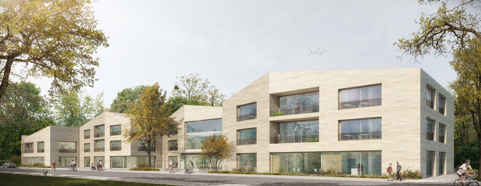 Sonderschule Pankow, Berlin | Erchinger Wurfbaum Architekten | 2017 Wettbewerbsvisualisierung | 3. Preis&nbsp;