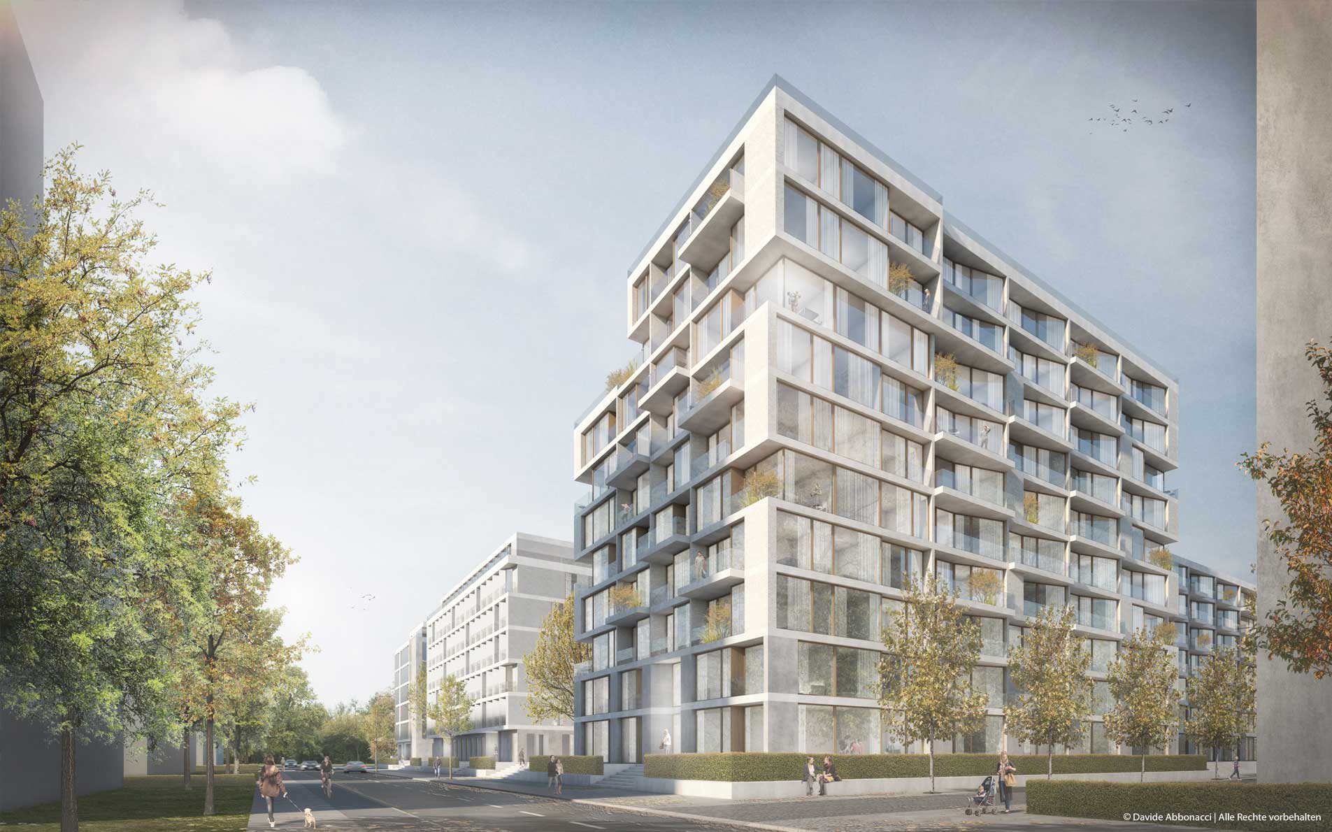 Collective Diversity, Carossa Areal, Spandau | Dierks & Cramer Architekten | 2019 Wettbewerbsvisualisierung | 1. Preis &nbsp;