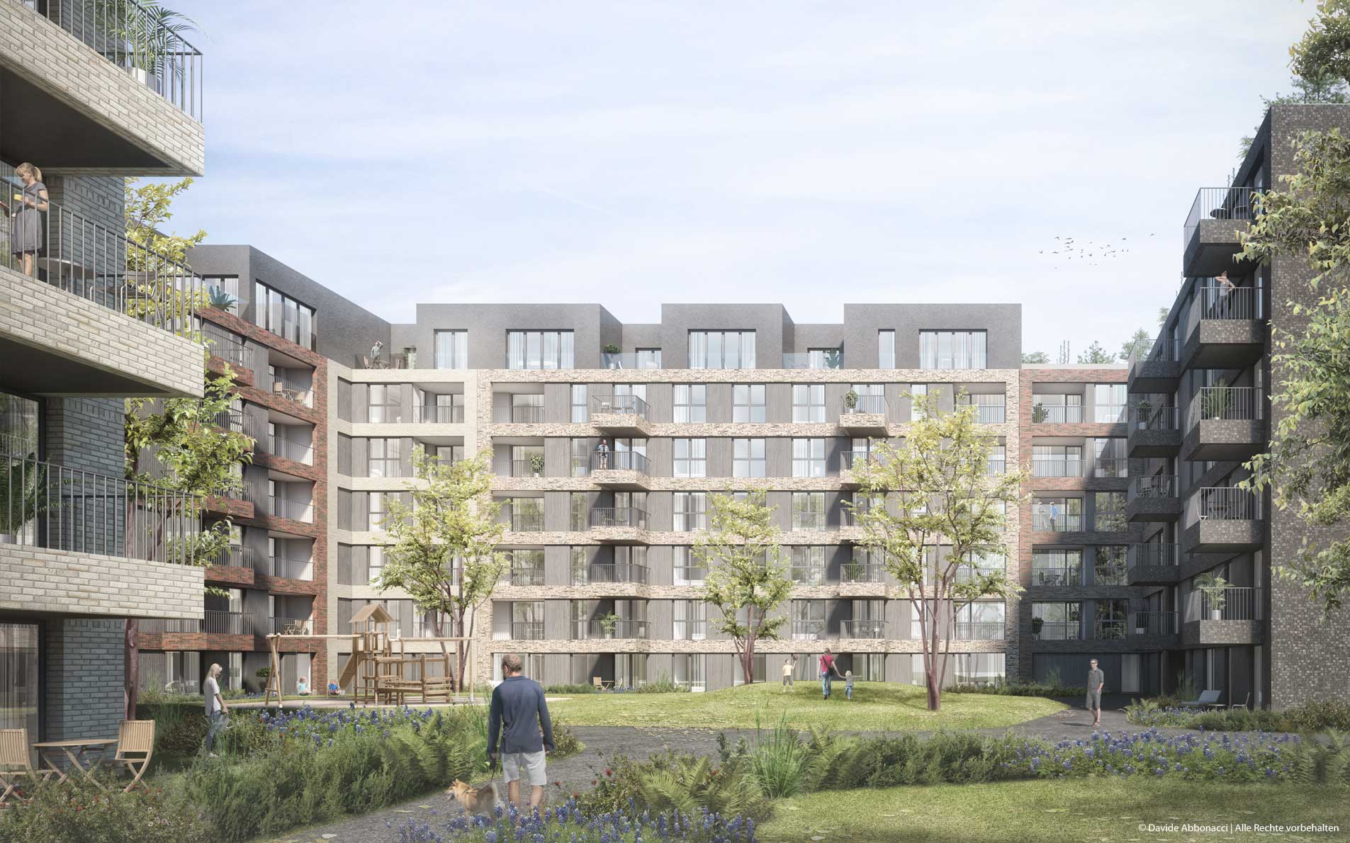 Wohnungsbau Geyer-Werke, Berlin | KSP Jürgen Engel Architekten | 2019 Projektvisualisierung&nbsp;