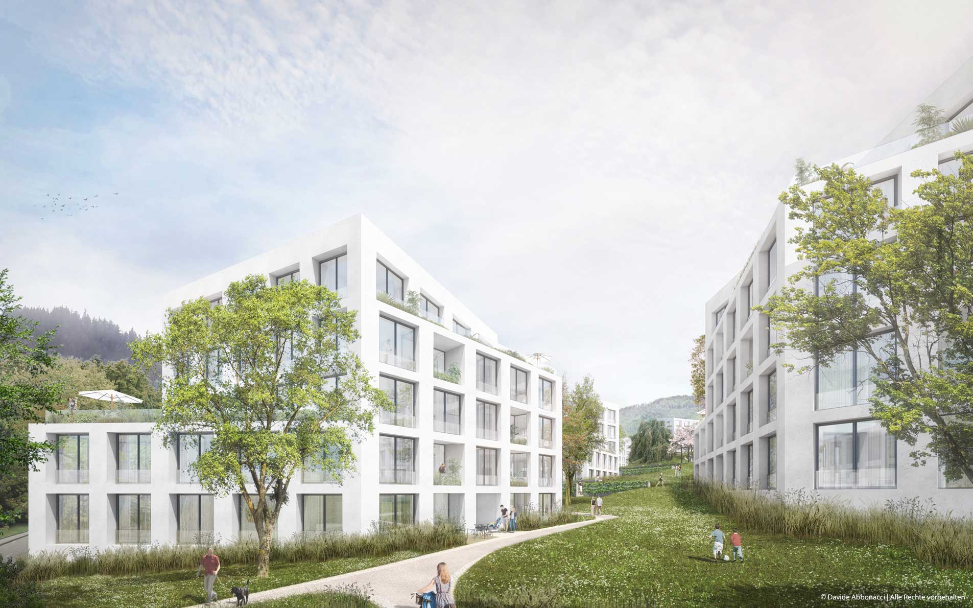 Am Tannenhof, Baden-Baden | Kuehn Malvezzi Architekten  | 2018 Wohnungsbauprojekt Visualisierung&nbsp;
