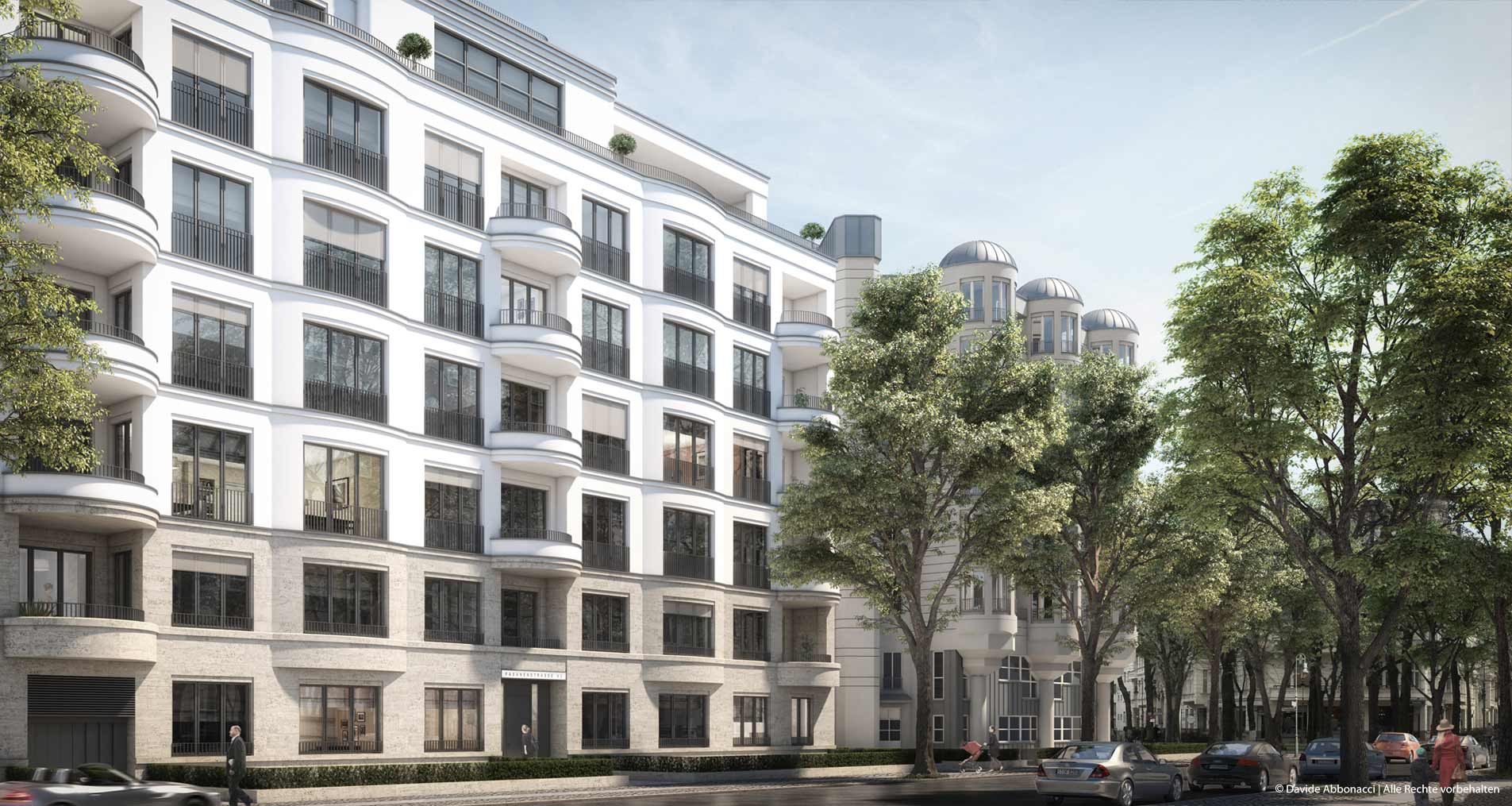 Faisan63, Fasanenstraße, Berlin | Wiegand Hoffmann Architekten - PRIMUS Immobilien AG | 2016 Visualisierung für Immobilienmarketing&nbsp;