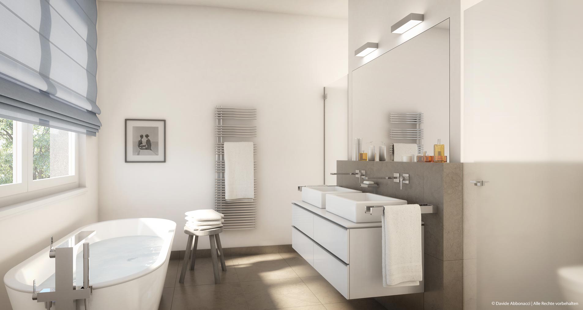 Neubau Villa, Auguste-Viktoria-Straße, Berlin | Wiegand Hoffmann Architekten - PRIMUS Immobilien AG | 2016 Visualisierung für Immobilienmarketing &nbsp;